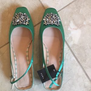 Zara slingback sandals ,Size 9